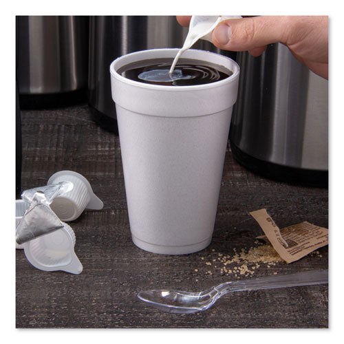 16oz 16J16 Dart Foam Drink Cups, White, 1000/cs