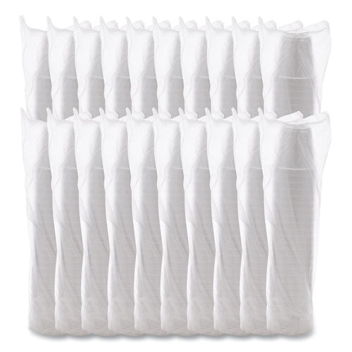 16oz Dart Foam Containers, Squat, White, 500/cs