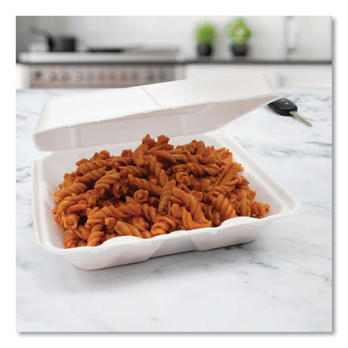 9.25x9.5x3 Dart Foam Hinged Lid Containers, 200/ct
