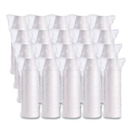 12oz Squat Foam Food Container Cups White Dart 12SJ20 500/cs