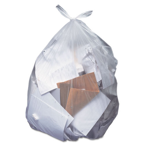 30x36 0.65 Mil Heritage Linear Low-Density Can Liners, 30 Gal, Clear, 250/cs
