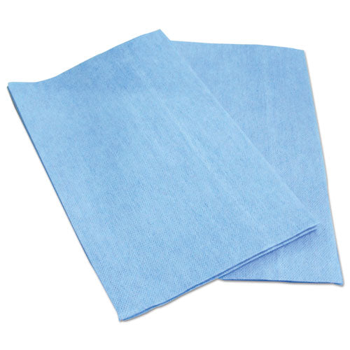 13x21 Boardwalk Foodservice Wipers, Blue, 150/ct
