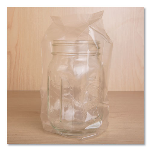 4x2x8 Inteplast Food Bags, Clear, 16oz, 1,000/ct