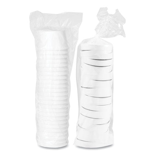 8oz SOLO Flexstyle Double Poly Food Combo Packs, White, Paper, 25/Pack, 10 Packs/ct