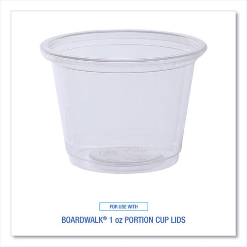 1oz Boardwalk Souffle/portion Cups, Polypropylene, Clear, 2500/cs