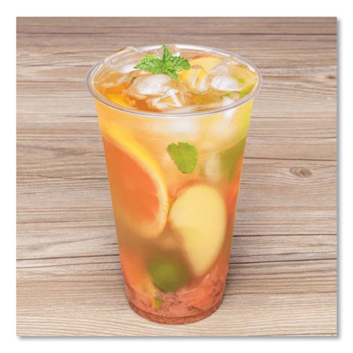 24oz Karat PET Plastic Cups, Clear, 600/ct