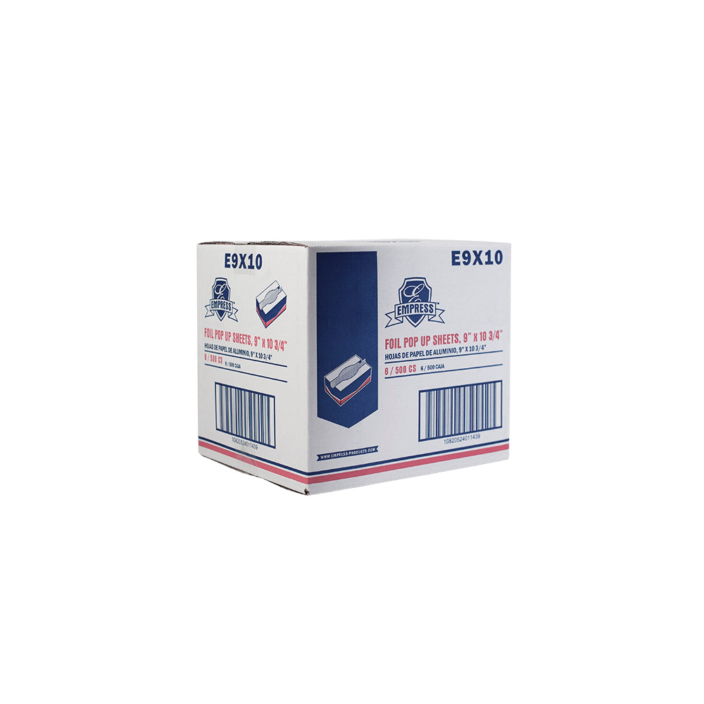 9x10.75 Foil Pop Up Sheets 500 sheets/box, 6 boxes/cs