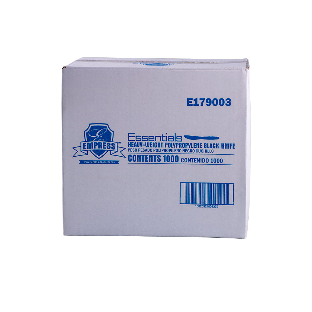 Heavy Weight Black Knife Polypro 1000/cs