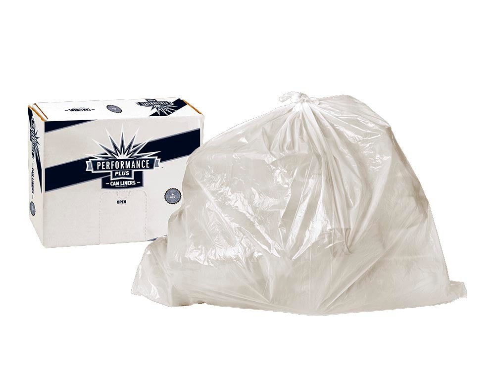 30x36 .31mil Clear 20-30 gallon Hi-Density liner interleaved roll 500/cs