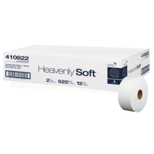 443'" x 7.8" 2-ply White Pure Cellulose Superior Center Pull Towels