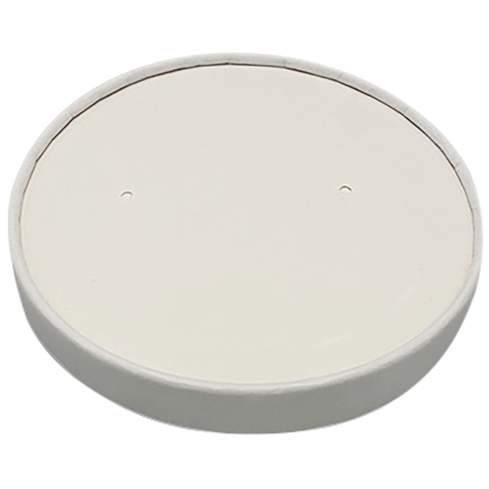 8oz-16oz Paper Vented Lid White Empress 500/cs
