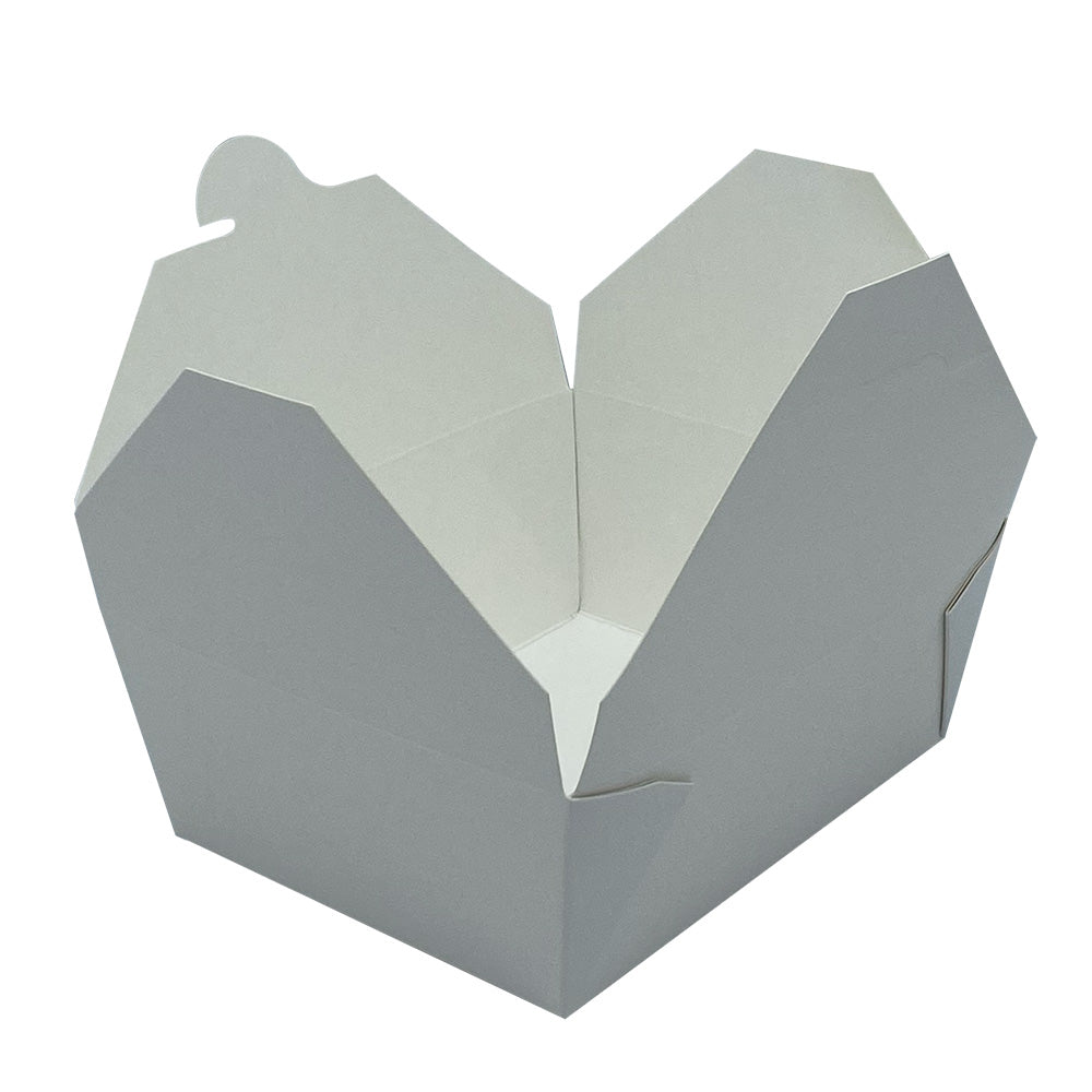 4.875x3.5x2.5 Empress #1 Folded Takeout Box White 450/cs