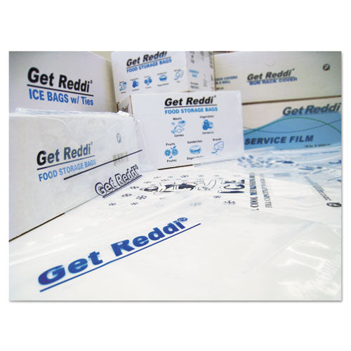 10x8x24 Food Bags, 5.5 gal, Clear, 500/ct