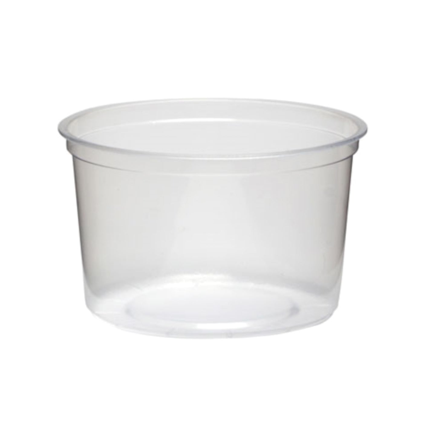 16oz Deli Container PP Clear 500/cs