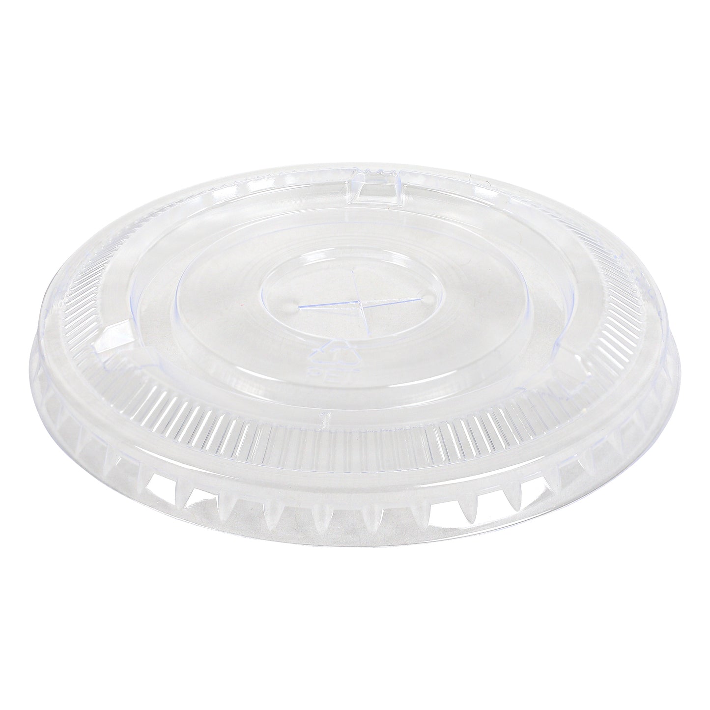 Empress Flat Straw Slot Lid Fits 9 oz Squat & 12oz Tall PET Cups 500/cs