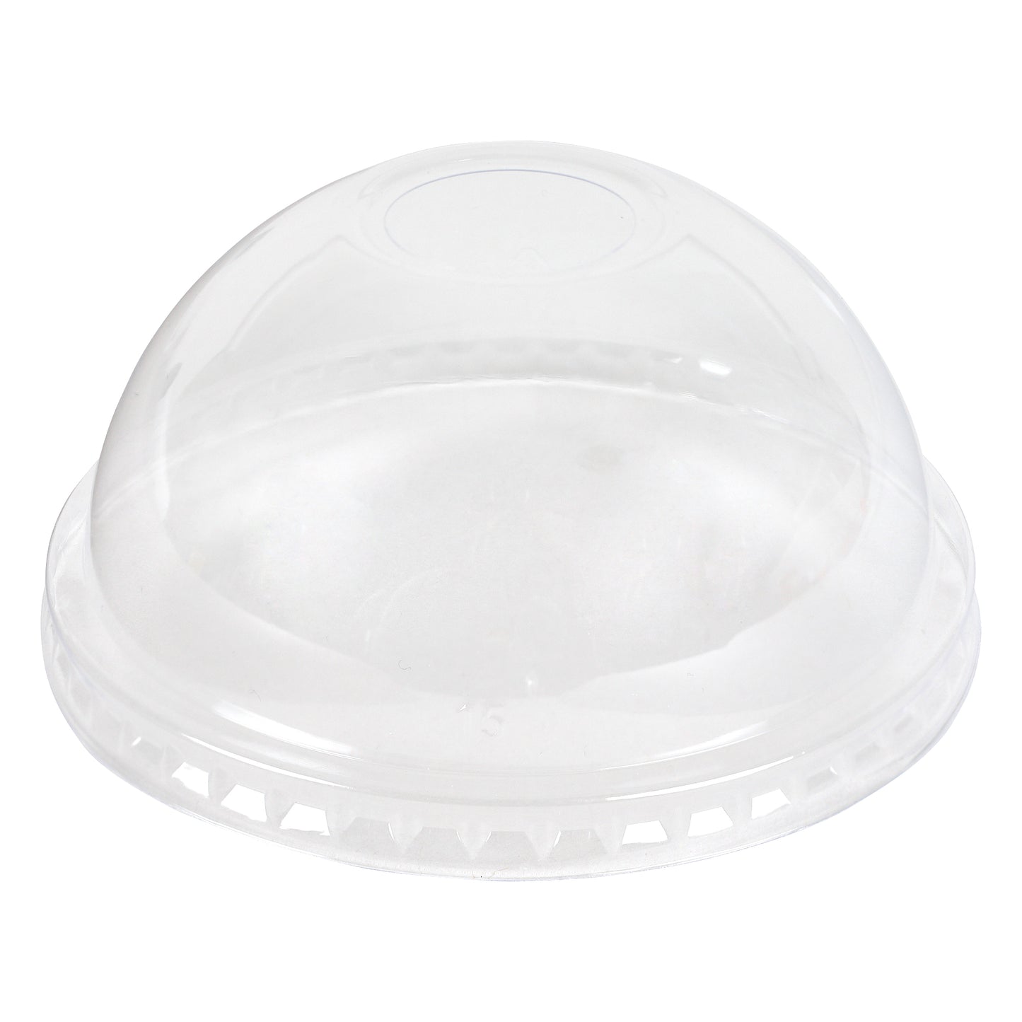 12oz Squat - 24oz PET Cup Dome Lids with hole 1000/cs
