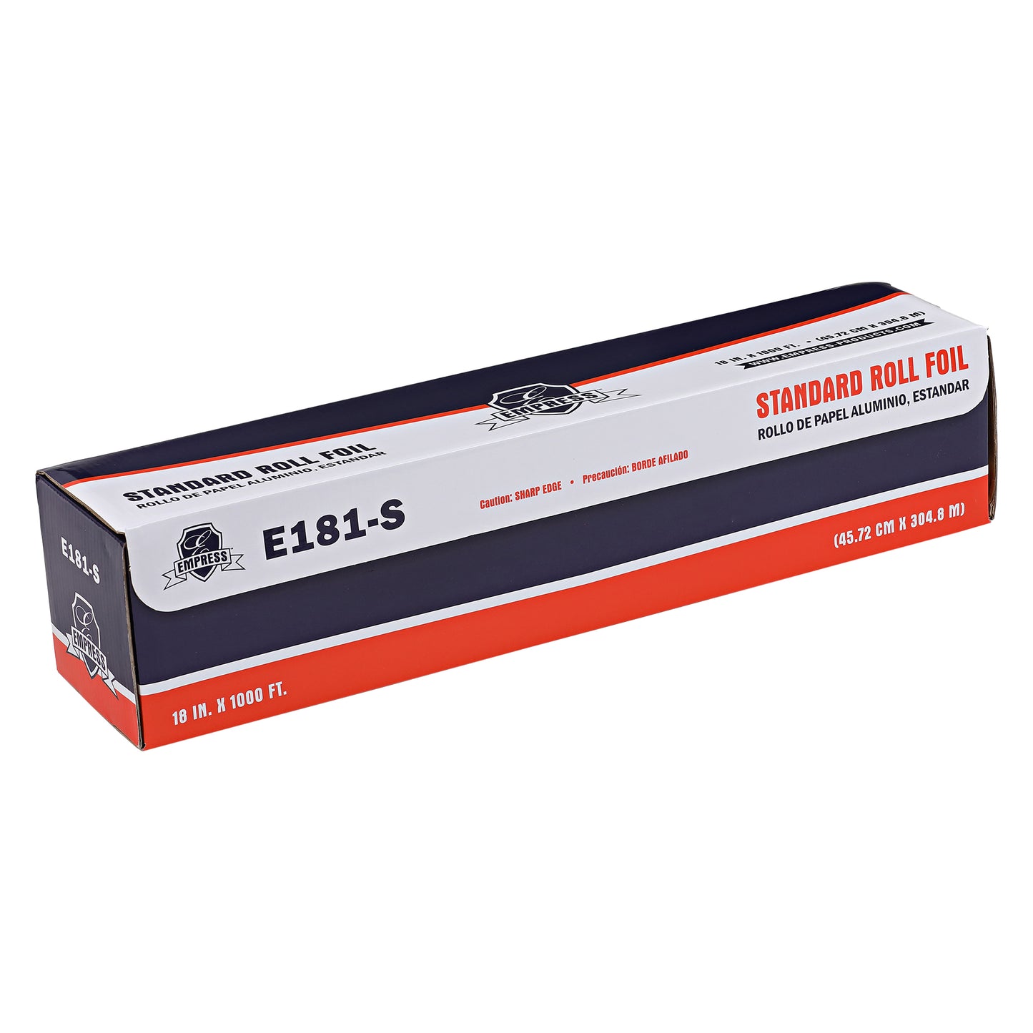 18x1000 ft Empress Standard Aluminum Foil Roll 50 gauge 1 Roll