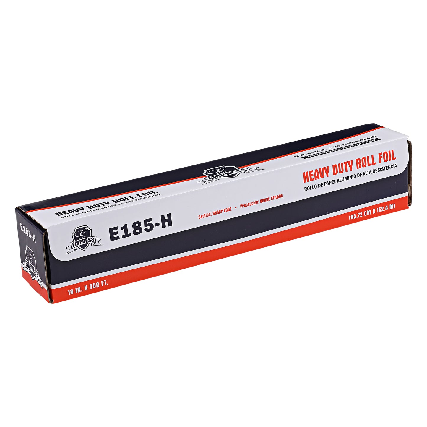 18x500 ft Empress Heavy Duty Aluminum Foil Roll 80 gauge 1 Roll