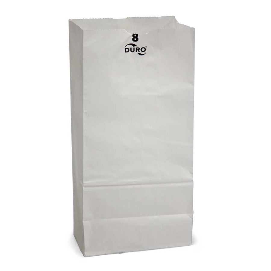35# Grocery Bag 6.13x4.13x12.44 Virgin Paper White 8Lb 1/500