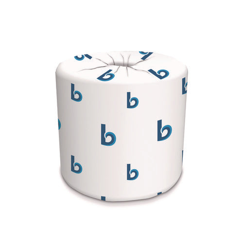 4x3 BOARDWALK 2-Ply Toilet Tissue, Standard, Septic Safe, White, 500 Sheets/Roll, 96/cs