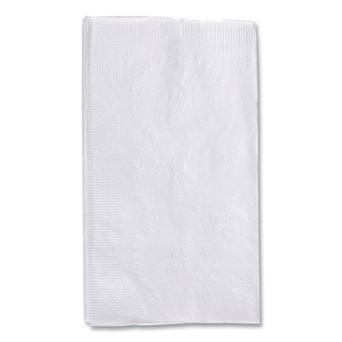 15x17 Boardwalk 1/8-Fold Dinner Napkins, 2-Ply, White, 3000/cs