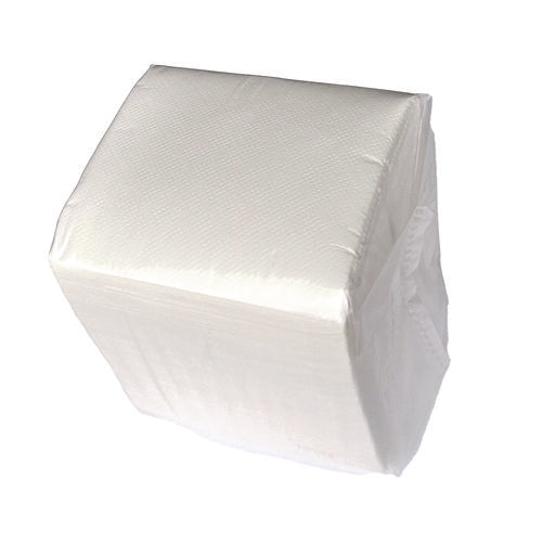 Cocktail Napkins, 1-Ply, 9w X 9d, White, 500/pack, 8 Packs/carton