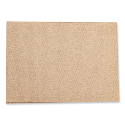 6.3x8.85 Morcon Interfolded Napkins, 1-Ply, Kraft, 6,000/cs