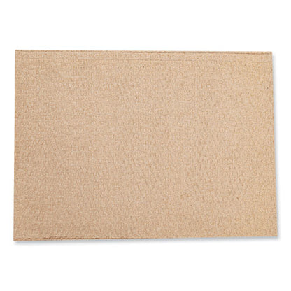 6.3x8.85 Morcon Interfolded Napkins, 1-Ply, Kraft, 6,000/cs