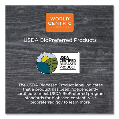 3.4x2.3 World Cent No Tree Paper Bowls, 8oz, Natural, Sugarcane, 1,000/ct