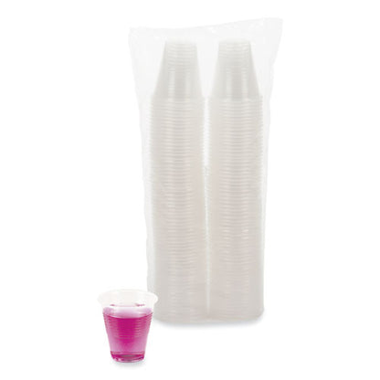 3oz Boardwalk Translucent Plastic Cold Cups, Polypropylene, 2500/cs