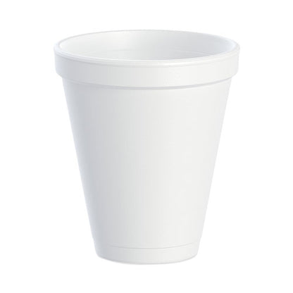 12oz 12J16 DART Foam Drink Cups, White, 1,000/cs