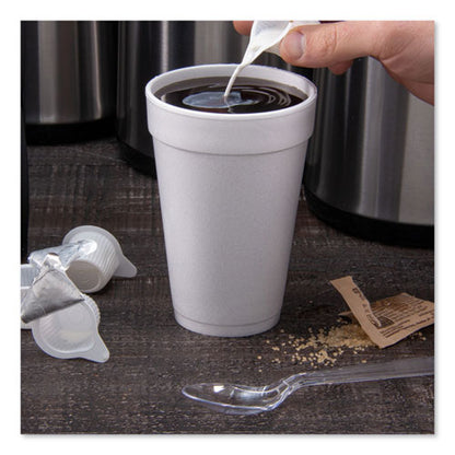 16oz 16J16 Dart Foam Drink Cups, White, 1000/cs