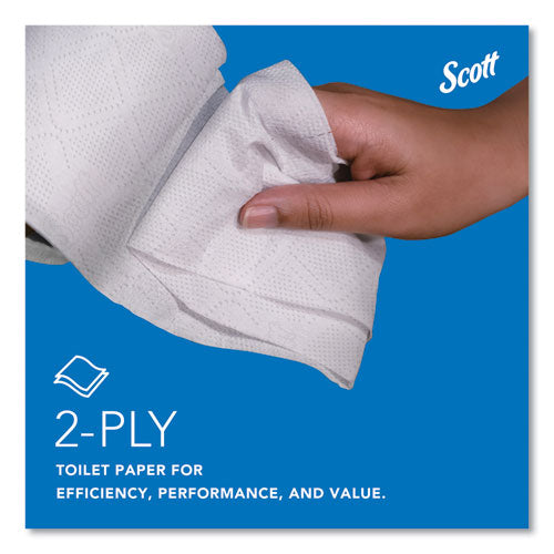 Scott Essential Standard Roll Bathroom Tissue, Septic Safe, 2-Ply, White, 550/Roll, 20 Rolls/cs