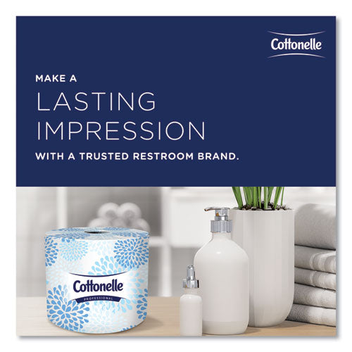 Cottonelle 2-Ply Bathroom Tissue for Business, Septic Safe, White, 451 Sheets/Roll, 60 Rolls/cs