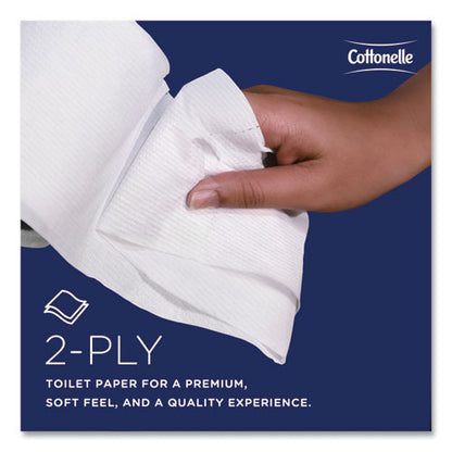 Cottonelle 2-Ply Bathroom Tissue for Business, Septic Safe, White, 451 Sheets/Roll, 60 Rolls/cs