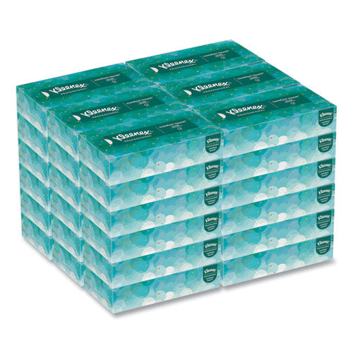 Kleenex White Facial Tissue for Business, 2-Ply, White, Pop-Up Box, 100 Sheets/Box, 36 Boxes/Carton