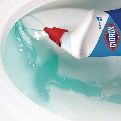 24oz Clorox Toilet Bowl Cleaner With Bleach, Fresh Scent, Bottle, 12/cs
