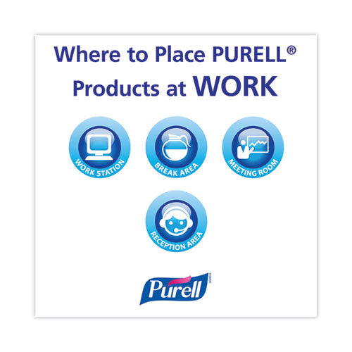 12oz PURELL Advanced Hand Sanitizer Refreshing Gel, Pump Bottle, Clean Scent, 12/cs