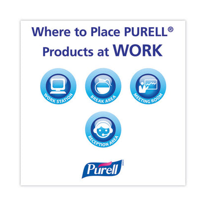 12oz PURELL Advanced Hand Sanitizer Refreshing Gel, Pump Bottle, Clean Scent, 12/cs