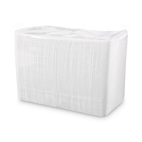 11.8x11.2 Boardwalk Lunch Napkins, 1/4-Fold, 1-Ply, White, 6,000/cs