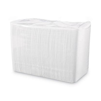 11.8x11.2 Boardwalk Lunch Napkins, 1/4-Fold, 1-Ply, White, 6,000/cs