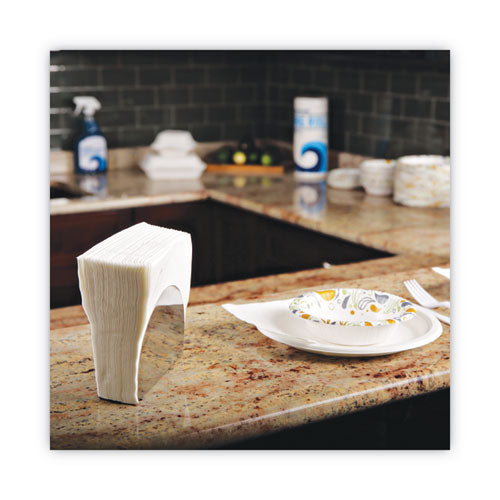 11.8x11.2 Boardwalk Lunch Napkins, 1/4-Fold, 1-Ply, White, 6,000/cs