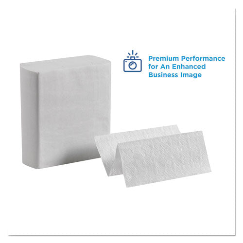 8x11 GEORGIA PACIFIC Pacific Blue Ultra Z-Fold Folded Paper Towels, 1-Ply, White, 260/Pack, 10 Packs/ct