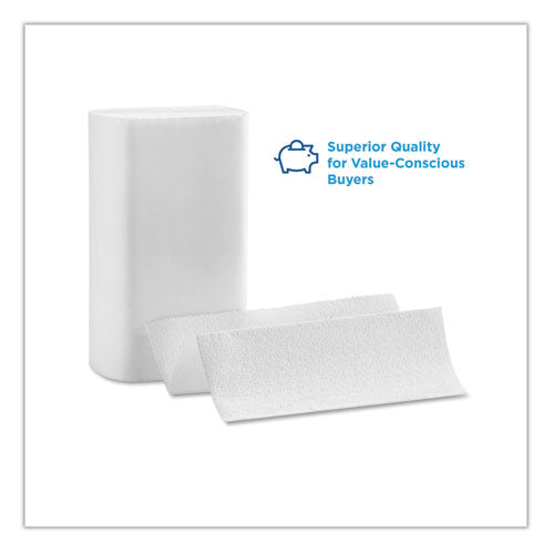 9.2x9.4 GEORGIA PACIFIC Blue Select Multi-Fold 2-Ply Paper Towel, White, 125/Pack, 16 Packs/Carton