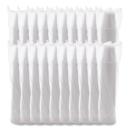 16oz Dart Foam Containers, Squat, White, 500/cs