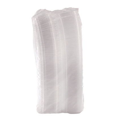 8oz Dart ClearPac SafeSeal Tamper-Resistant/Evident Containers, Flat Lid, 4.9x1.4x5.5, Plastic, 200/cs