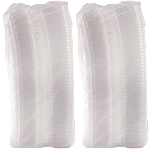 8oz Dart ClearPac SafeSeal Tamper-Resistant/Evident Containers, Flat Lid, 4.9x1.4x5.5, Plastic, 200/cs