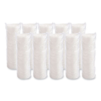 8oz Dart Lift n' Lock Plastic Hot Cup Lids, Fits Cups, White, 1,000/Carton