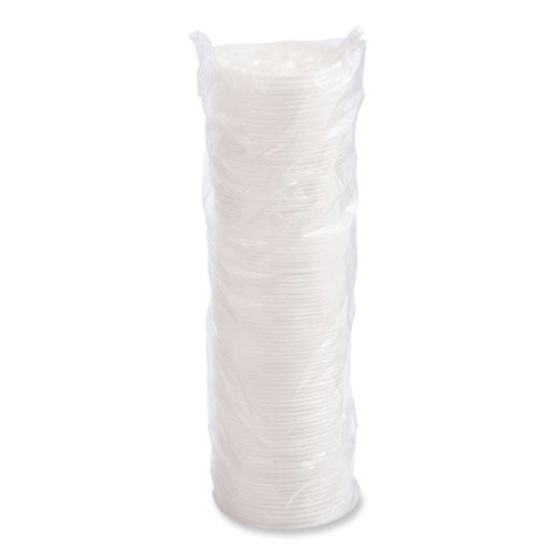 8oz Dart Lift n' Lock Plastic Hot Cup Lids, Fits Cups, White, 1,000/Carton