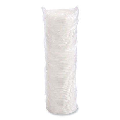 8oz Dart Lift n' Lock Plastic Hot Cup Lids, Fits Cups, White, 1,000/Carton